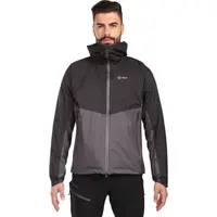 KILPI HURRICANE Pánská hardshellová bunda, černá, velikost XXXL