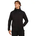 KILPI NEVIA Pánská fleecová mikina s kapucí, černá, velikost