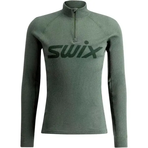Swix RACEX MERINO Pánské merino triko, zelená, velikost