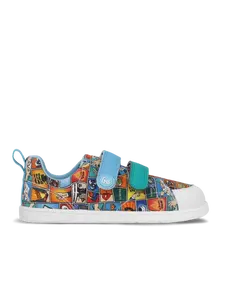 Dětské barefoot tenisky Be Lenka Canvi Preschool - Comics Color