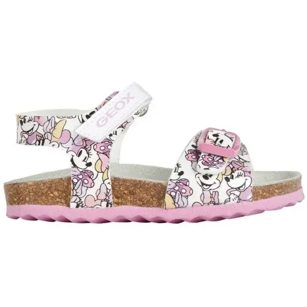 Geox B SANDAL CHALKI Dievčenská voľnočasová obuv, biela, veľkosť