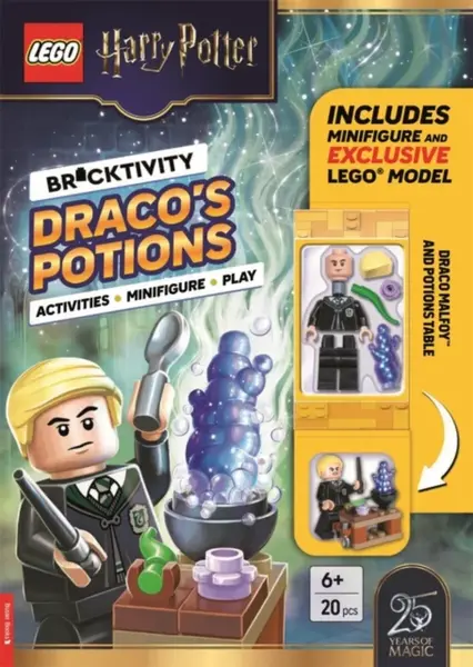 LEGOÂ® Harry Potterâ„¢: Dracoâ€™s Potions (with Draco Malfoyâ„¢ minifigure and Potions Table) - Buster Books, LEGOÂ®