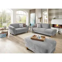 Sit & More LENOŠKA, textil, barvy stříbra