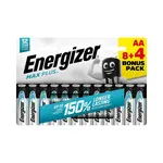 Energizer Max Plus AA tužková baterie 8+4 ks