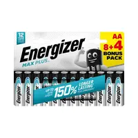 Energizer Max Plus AA tužková baterie 8+4 ks