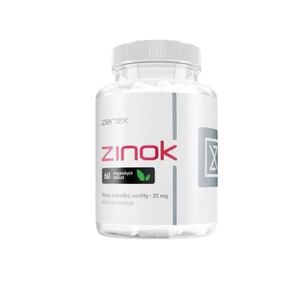 ZEREX Zinek chelát 25 mg 60 kapslí