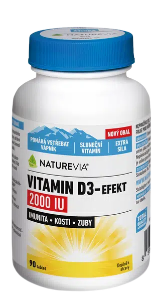NATUREVIA Vitamin D3-Efekt 2000IU 90 tablet