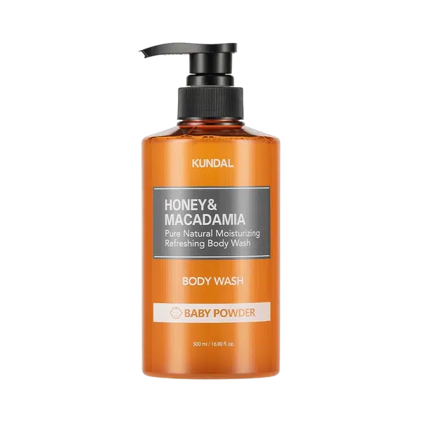 KUNDAL Honey&Macadamia Body Wash - sprchový gel s vůní pudru 500 ml