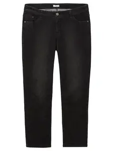 SHEEGO Džínsy  čierny denim