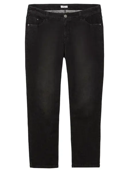SHEEGO Džínsy  čierny denim