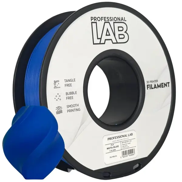 Professional Lab FG-P85-E1, 3D filament, PLA, 1,75mm, 1000g, Modrý (Meta blue)