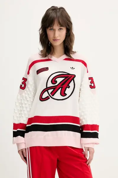 Svetr s příměsí vlny adidas Originals