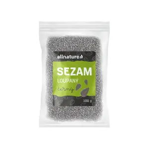 Allnature Sezam černý loupaný 100 g