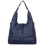 Módní dámská koženková kabelka na rameno Marixa, tmavě modrá