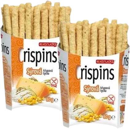 CRISPINS tyčinky sýrové 2 x 60 g