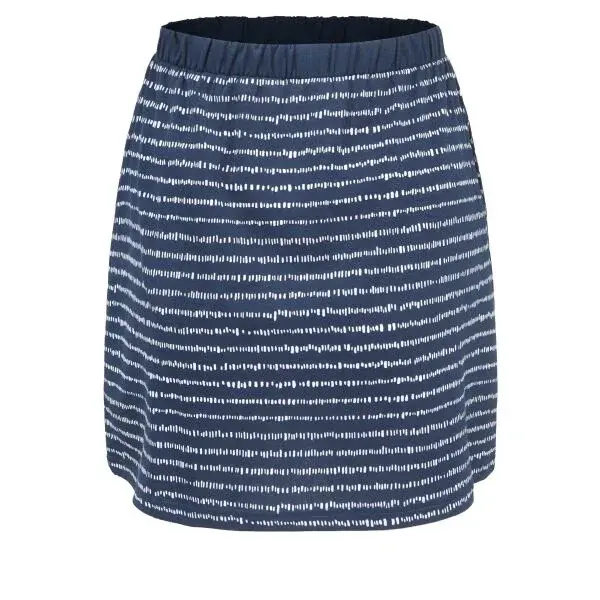 ALPINE PRO GESBO Detská letná sukňa, tmavo modrá, veľkosť 140-146