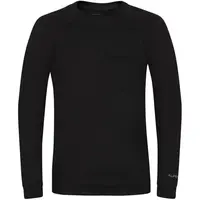 ALPINE PRO POREH Pánske tričko s dlhým rukávom, čierna, veľkosť