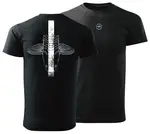 Giants fishing tričko pánské šupináč hlava čierne - l