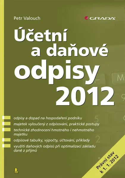 E-kniha: Účetní a daňové odpisy 2012 od Valouch Petr