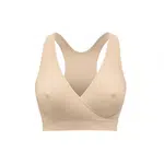 MEDELA Noční těhotenská a kojicí podprsenka Keep Cool béžová M