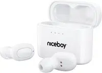 NICEBOY Bezdrátová sluchátka Hive Podsie 3 Bílá