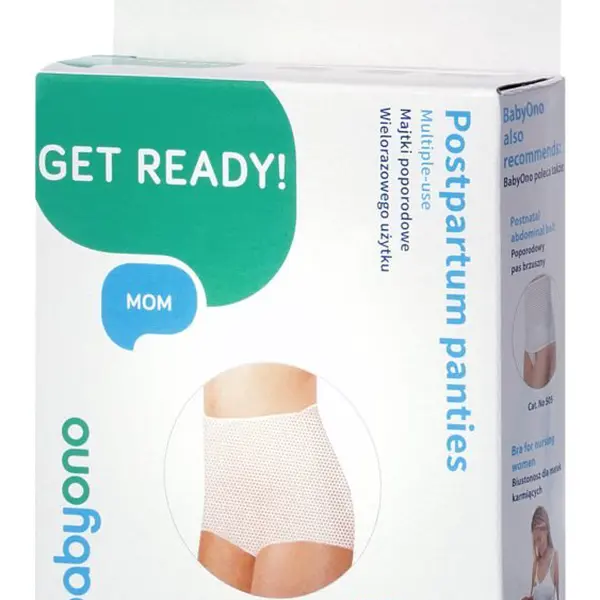 BABYONO Get Ready Kalhotky pro opakované použití vel.M 2 ks