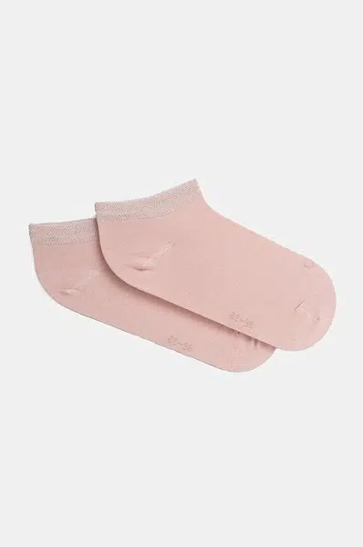 Ponožky Calvin Klein 2-pack dámské, růžová barva, 701230614