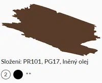 Olejová barva Umton 20ml – 0068 Olivová hněď