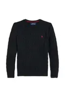 Bavlněný svetr Polo Ralph Lauren černá barva, 323702674061