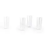 Sada skleniček HAY Angle 240 ml 4-pack průhledná barva