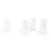 Sada skleniček HAY Angle 240 ml 4-pack průhledná barva