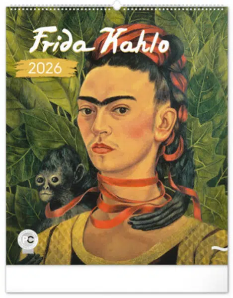 Kalendář 2026 nástěnný: Frida Kahlo, 48 x 56 cm