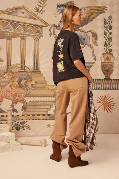 Bavlněné tričko Medicine dámské, šedá barva