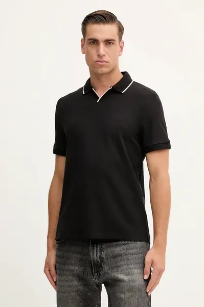 Bavlněné polo tričko Armani Exchange