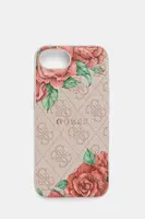 Obal na telefon Guess iPhone 16e růžová barva, GUHMPSE4P4ROPEMCP