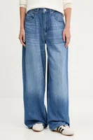 Džíny Tommy Jeans dámské, modrá barva, DW0DW21738