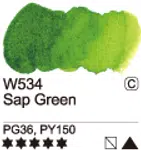 Akvarelová barva Mijello 15ml – 534 Sap Green