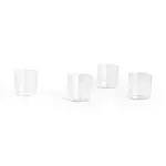 Sada skleniček HAY Angle 230 ml 4-pack průhledná barva