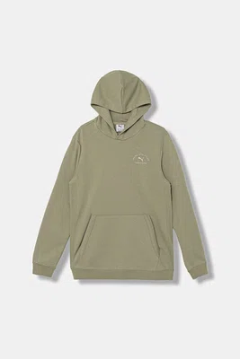 Dětská mikina Puma PUMA CLASS Graphic Hoodie TR B zelená barva, s kapucí, s potiskem, 688852