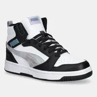 Dětské tenisky Puma Puma Rebound V6 Mid Space Belle Jr černá barva, 402768