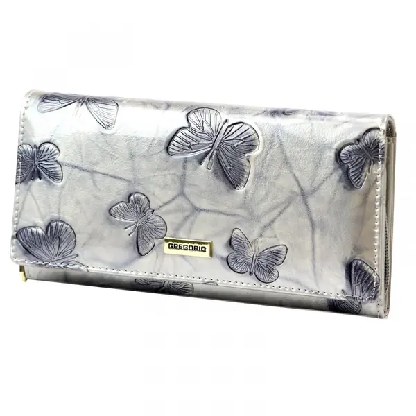 Dámská kožená peněženka krémová - Gregorio Ibojka