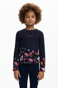 Desigual Dětské tričko s dlouhým rukávem Desigual