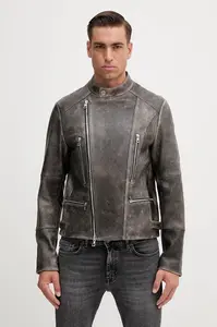 Kožená bunda Michael Kors