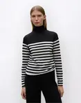 ECOALF Faya Stripes Knit Jumper BLACK XS