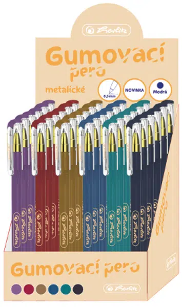 Herlitz - Pero gumovací Neonové, jednorázové