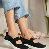 Gemre Black women's sneakers on embossed sole Muratti