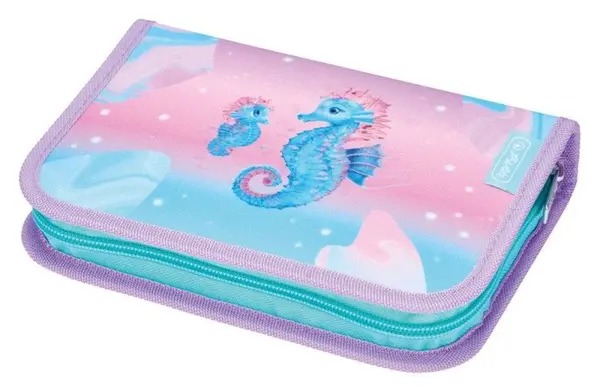 Herlitz - Penál plný mořský koník 2 chlopně - Neuveden