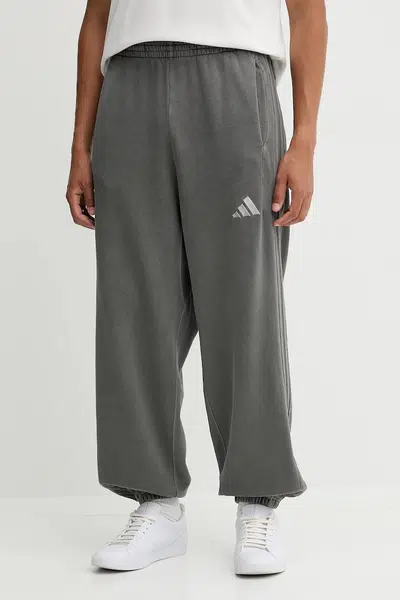 Bavlněné tepláky adidas All SZN pánské, šedá barva, JL6524