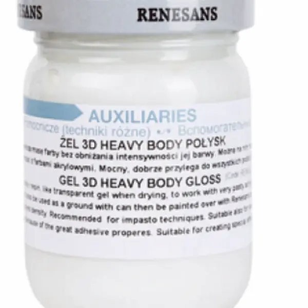 Strukturovací 3D gel lesklý – heavy body 110ml