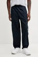 Kalhoty EA7 Emporio Armani pánské, tmavomodrá barva, s potiskem, AF13190.7M000212